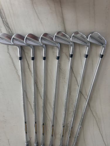 2023 Titleist T100 Right Handed Iron Set Extra Stiff Flex 100x