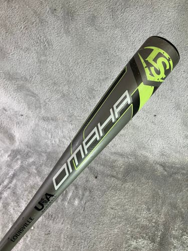 Louisville Slugger Omaha Alloy Bat USABat Certified (-10) Alloy 17 oz 27" (Used)