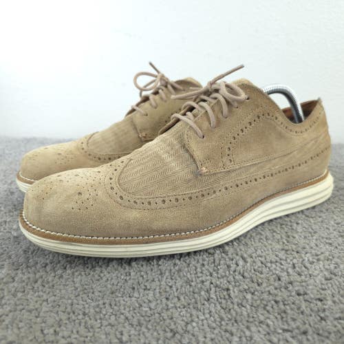 Cole Haan riginal Grand Remastered Wingtip Oxfords Mens Size 11 Shoes Beige