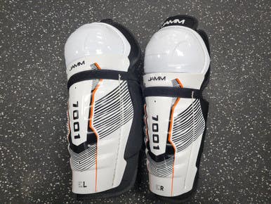 Used 7001 Junior Shin Guards White 12" 11849-S000038022