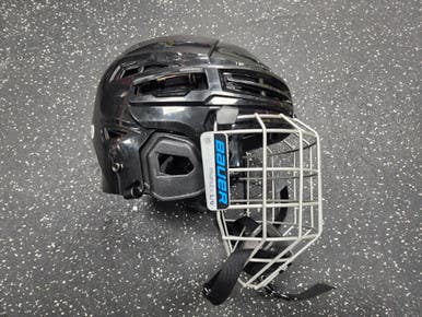Used Bauer IMS 5.0 Helmet Cage Combo Black LG 11849-S000038028