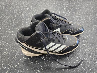 Used Adidas ICON BB/SB Cleats Black And White Junior 05 11849-S000038271