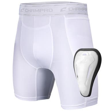 New Take-Out Sliding Short w/ Cup Yth Wht Lg 11855-CHPBPS19CYWL