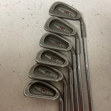 Used Ping EYE 2 RED DOT Mens Iron Set RH 4I-9I 11855-S000201473
