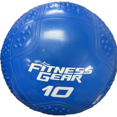 Used Fitness Gear Medicine Ball Royal Blue 10 lb 11855-S000201494