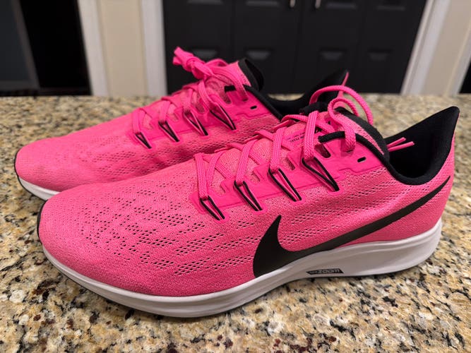 Pink Men's Size M 14.0 (W 15.0) Adult Nike Zoom Pegasus 36 Shoes (New)