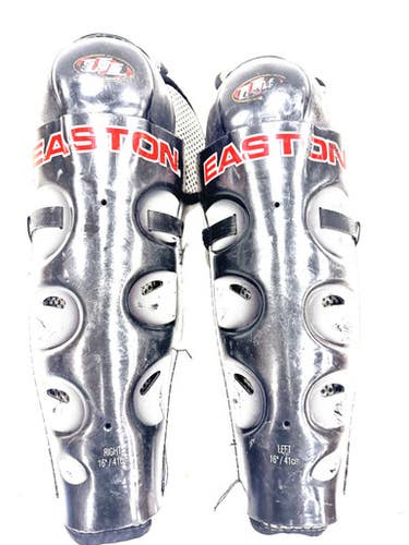 Used Easton ULTRA LIGHT Senior Shin Guards Black 16" 11860-C000307245