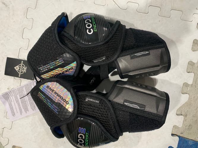 Medium Sher-Wood Code Encrypt 1 Elbow Pads (New)