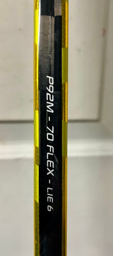 Senior Bauer Supreme Ultrasonic Right Handed Hockey Stick P92M 70 Flex (Used)