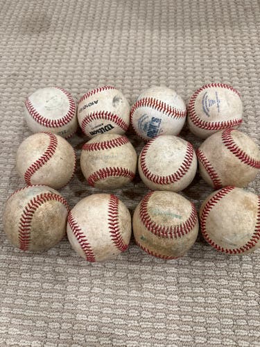 D-1 Pro NFHS Baseballs 12 Pack (1 Dozen) (Used)