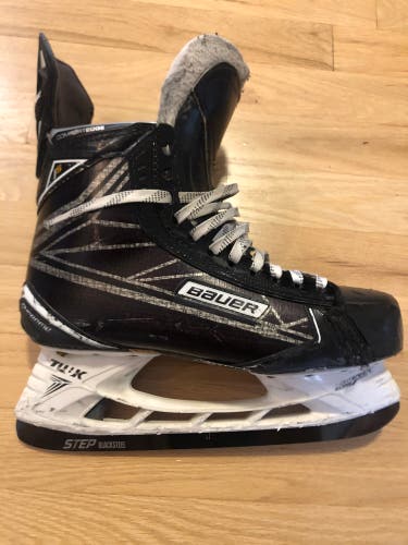 Black 2016 Bauer Supreme 1S Hockey Skates Regular Width Pro Stock 11 (Used)