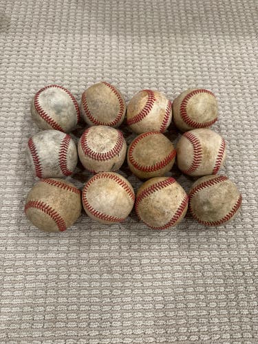 D-1 Pro NFHS Baseballs 12 Pack (1 Dozen) (Used)