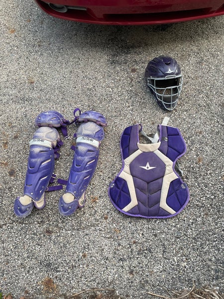 Purple All Star System 7 Catcher's Set (Used)