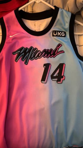 Youth Large Nike Miami Heat Tyler Herro #14 "City Edition" Fade Jersey