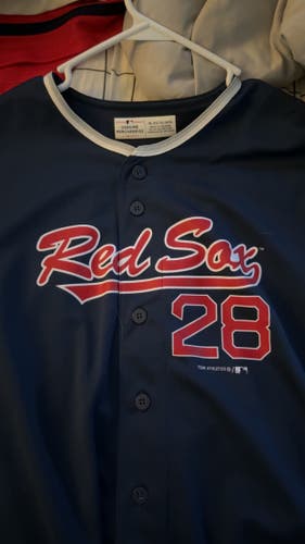 Youth XL (14/16) Genuine Merchandise Boston Red Sox J.D. Martinez #28 Navy Jersey