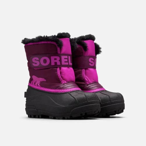 Sorel Snow Commander 1869562-562 Toddler 4 Purple Waterproof Winter Boot RHS8125