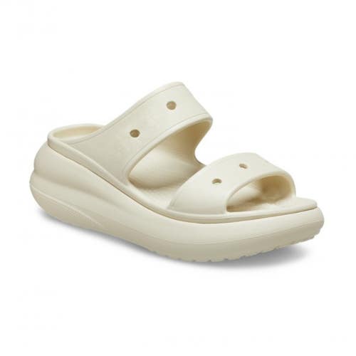 Crocs Classic Crush 207670-2Y2 Sandal Men's US 10 Bone Slip On Platform JAX1188