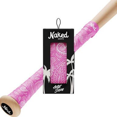 New Naked Grips- Pink Paisley 11859-NKD850049655859