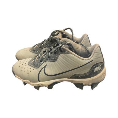 Used Nike ALPHA FASTFLEX BB/SB Cleats Grey Junior 02 11859-S000030191
