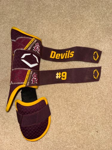 RARE Custom College Team Issued Arizona State Evoshield Baseball/Softball Leg/Shin Guard