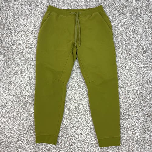 Lululemon Pants Mens Large Green City Sweat Joggers Zip Pocket Lounge Gym Sport