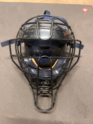 Force 3 Pro Gear Navy Blue 2 Piece Catchers Mask(W/ Skull Cap)