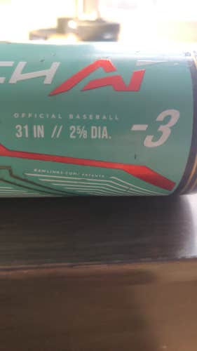 2024 Rawlings Mach AI Alloy BBCOR Certified Bat (-3) 28 oz 31" (Used)