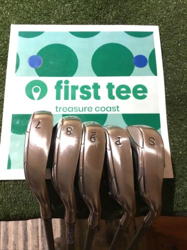 Callaway Ladies XR OS Irons Set (7-PW-SW) Bassara 50 E Series Graphite Shafts