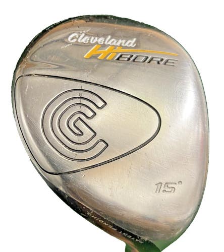 Cleveland HiBore 3 Wood 15 RH 77g Proforce V2 Stiff Graphite 42.5 New Jumbo Grip