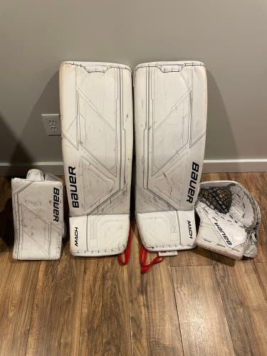 33" 2023 Bauer Supreme Mach Regular Goalie Full Set (Used)