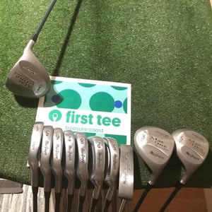 Macgregor Ladies Mac One Oversize Full Set D,3W,5W,4-pw-sw,Putter,No 9i Graphite