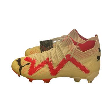 Used Puma Soccer Cleats White Junior 04 11859-S000030187