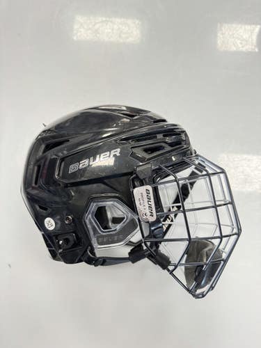 Used Bauer RE-AKT 150 MED PROFILE II CAGE Helmet Cage Combo Black MD 11860-S000305175