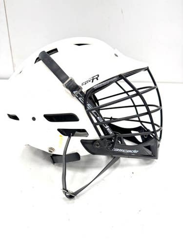 Used Cascade CPVR Lacrosse Helmet White One Size 11860-S000306474