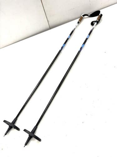 Used Whitewoods CROSS TRAIL Mens XC Ski Poles Black 130 cm / 52 in 11860-S000306558