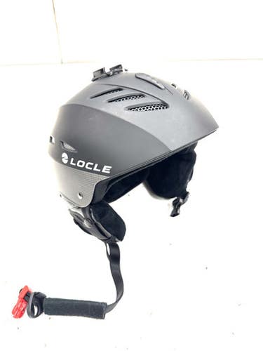 Used LOCLE Snowsport Helmet Adult Black MD 11860-S000306619