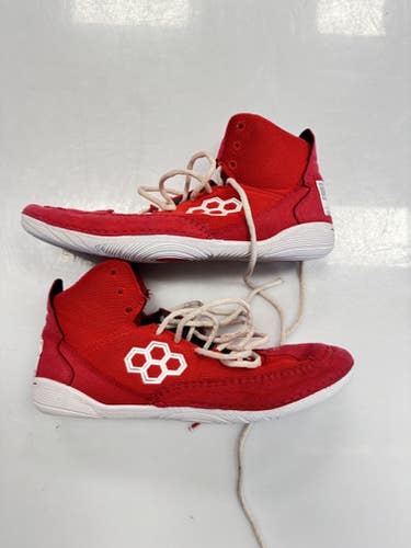 Used Wrestling Shoes Red Senior 9.5 11860-S000302908