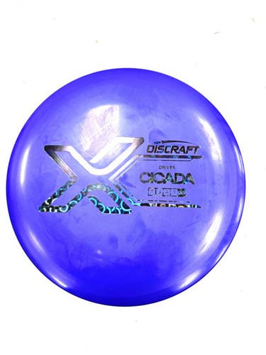 Used Discraft X CICADA Disc Golf Driver Purple 11860-C000306957
