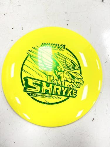 Used Innova STAR SHRYKE Disc Golf Driver Yellow 11860-C000306948