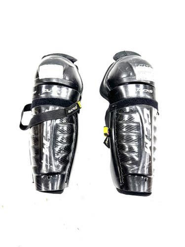 Used CCM TACKS Youth Shin Guards Black 11" 11860-S000305396
