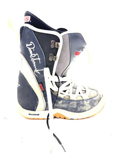 Used Vans WORLD TRAVLER Mens Snowboard Boots Navy Blue Senior 8 11860-S000305972