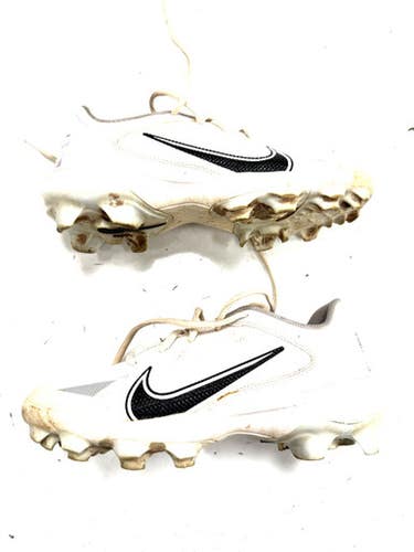 Used Nike LAX Cleats Mens White Senior 5.5 11860-S000306009