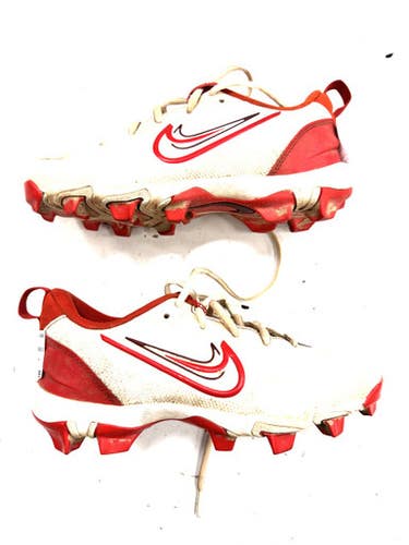 Used Nike . BB/SB Cleats White Junior 04.5 11860-S000306011