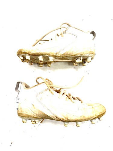 Used Nike LAX Cleats Boys White Junior 04.5 11860-C000306726