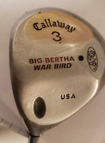 43.5 IN LH CALLAWAY BB WARBIRD 3 FAIRWAY WOOD GOLF CLUB VERY NICE AZ326