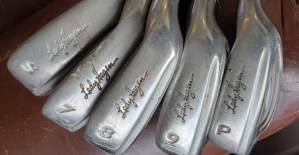 SET 5 LADY HAGEN MS2 CAVITY BACK GOLF IRONS 7-SW VERY NICE  AZ326