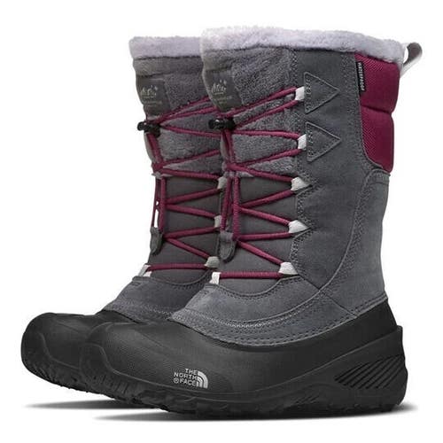 The North Face Shellista Lace IV NF0A3FYPVG Kids US 13 Gray Snow Boots GBNC385