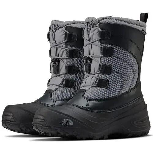 The North Face Alpenglow IV NF0A2T5PG69 Boot Kids Black Gray Waterproof GBNC374