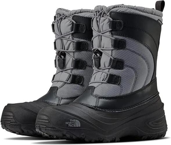 The North Face Alpenglow IV NF0A2T5PG69 Boot Kids Black Gray Waterproof GBNC380