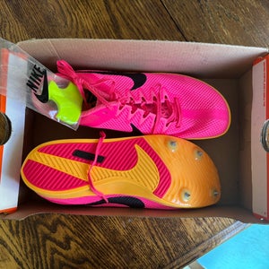 Track Spikes Pink Unisex Adult Size M 9.0 (W 10.0) Nike (New)